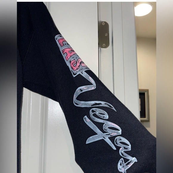 Las Vegas Black Hoodie w/Colorful Pics/Design - Picture 6 of 6